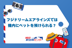 フジドリームエアラインズでは機内にペットを預けられる？
