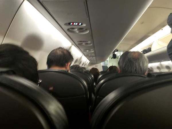 JAL（日本航空）を利用したお客様の写真