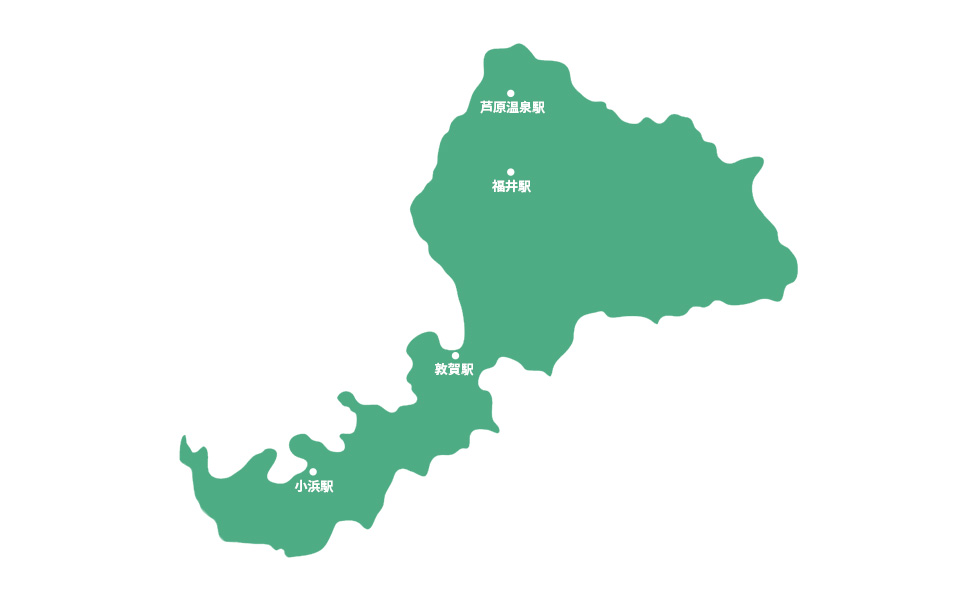 福井県レンタカー人気エリア