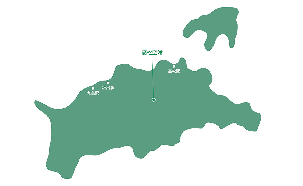 香川県レンタカー人気エリア